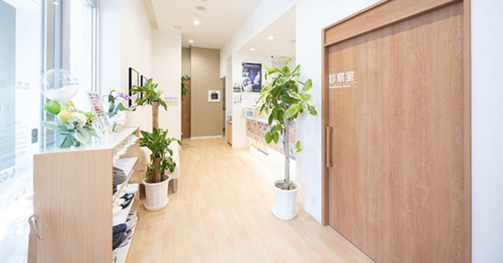 予約制の診療で待ち時間が少ない